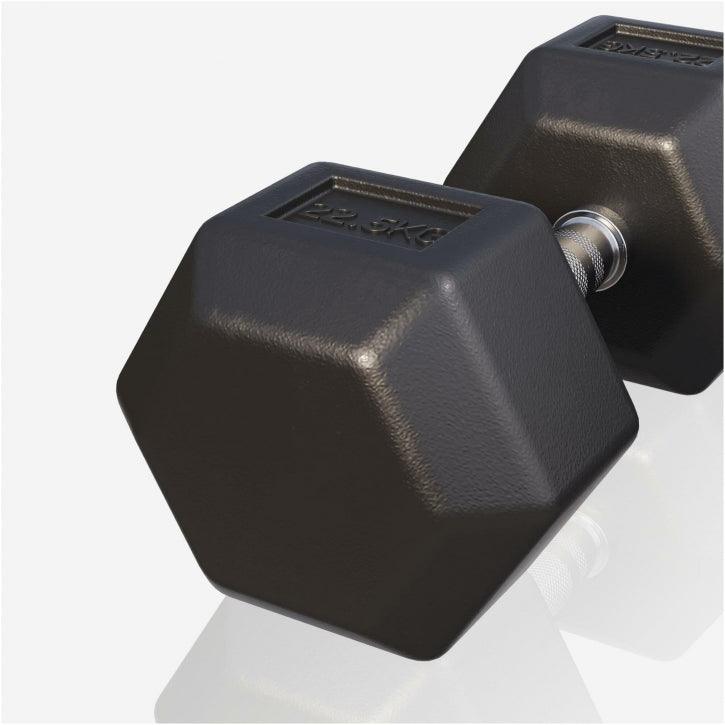 Hexagon Kurzhantel Gummi 2-50 kg - Image 63