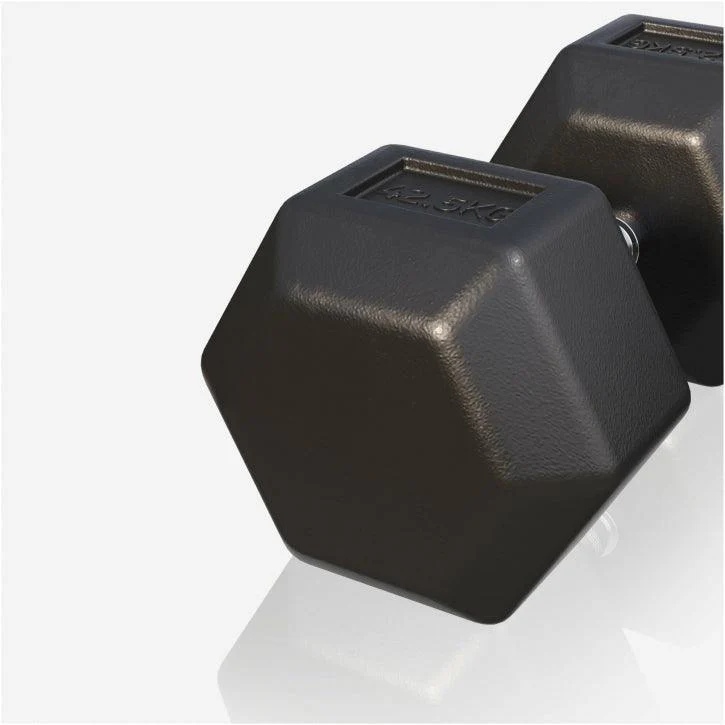 Hexagon Kurzhantel Gummi 2-50 kg - Image 87