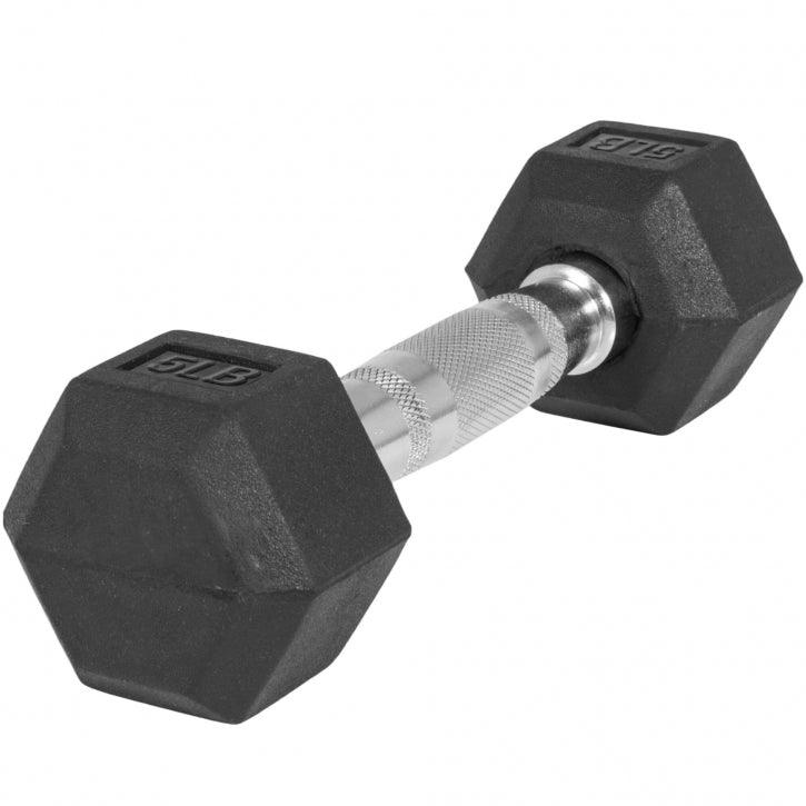 Hexagon Kurzhantel Gummi - 5-60 Pfund (2,3-27,2 kg) - Image 51
