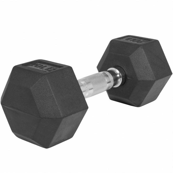 Hexagon Kurzhantel Gummi - 5-60 Pfund (2,3-27,2 kg) - Image 7