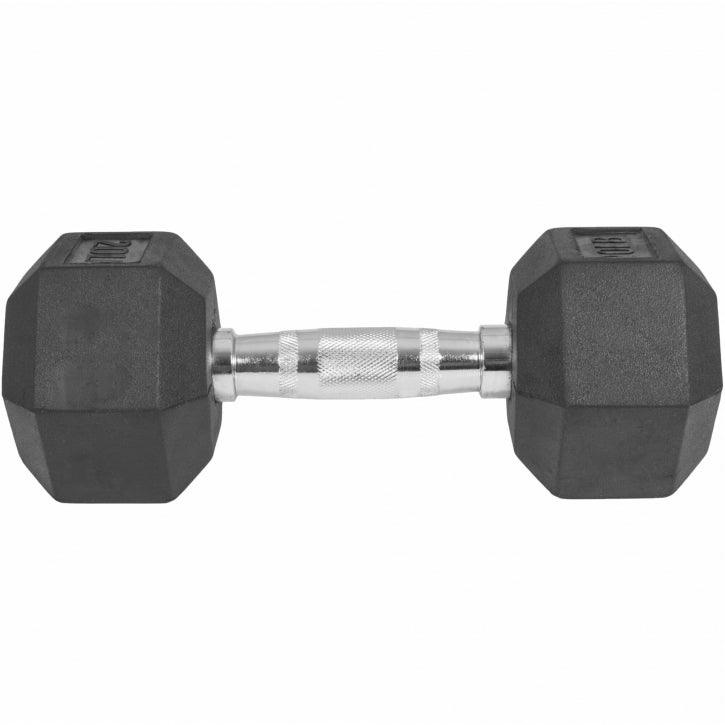 Hexagon Kurzhantel Gummi - 5-60 Pfund (2,3-27,2 kg) - Image 8