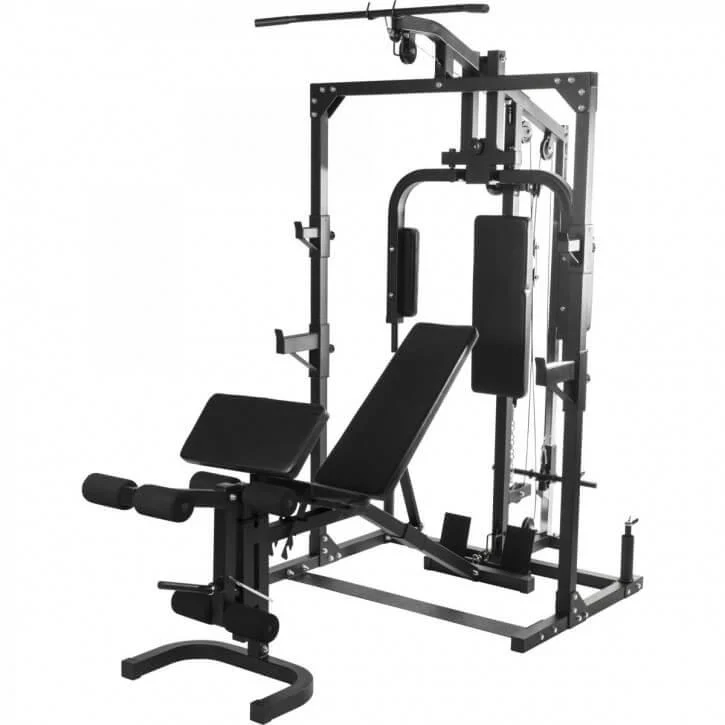 Home Gym mit verstellbarer Hantelbank