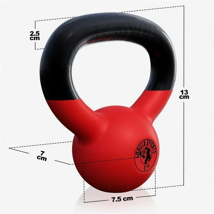 Kettlebell Guss mit Vinylbeschichtung 2 kg - 32 kg - Image 15