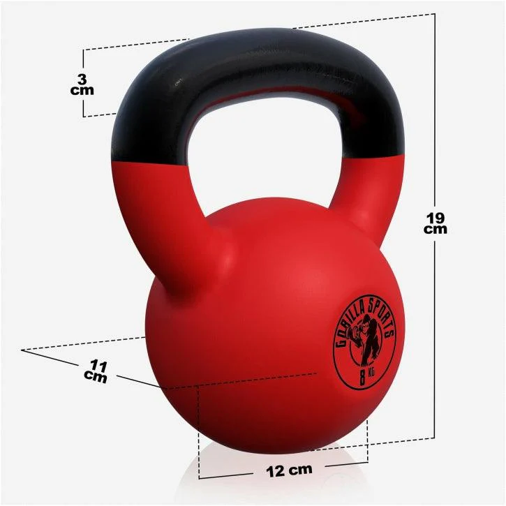 Kettlebell Guss mit Vinylbeschichtung 2 kg - 32 kg - Image 16