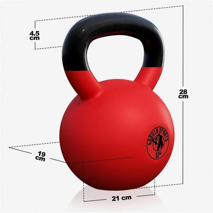 Kettlebell Guss mit Vinylbeschichtung 2 kg - 32 kg - Image 19