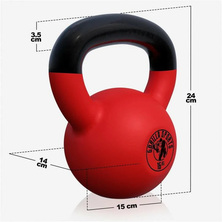 Kettlebell Guss mit Vinylbeschichtung 2 kg - 32 kg - Image 20