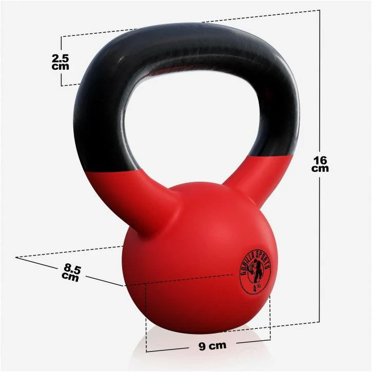 Kettlebell Guss mit Vinylbeschichtung 2 kg - 32 kg - Image 3