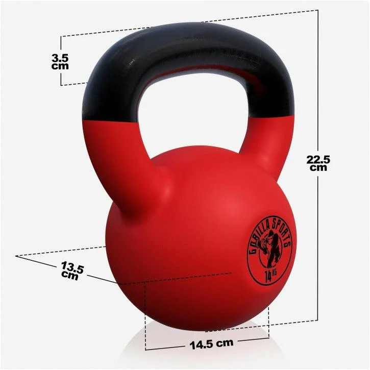 Kettlebell Guss mit Vinylbeschichtung 2 kg - 32 kg - Image 4