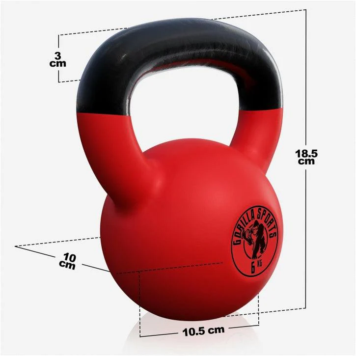 Kettlebell Guss mit Vinylbeschichtung 2 kg - 32 kg - Image 6
