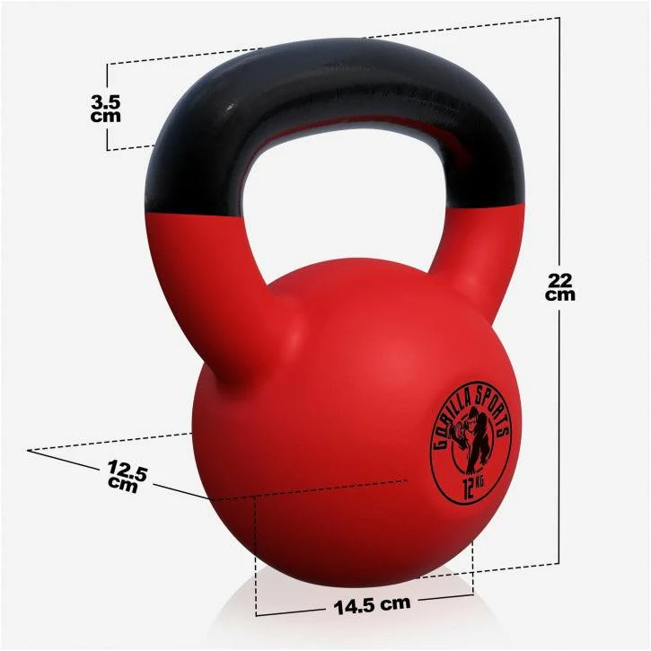 Kettlebell Guss mit Vinylbeschichtung 2 kg - 32 kg - Image 7