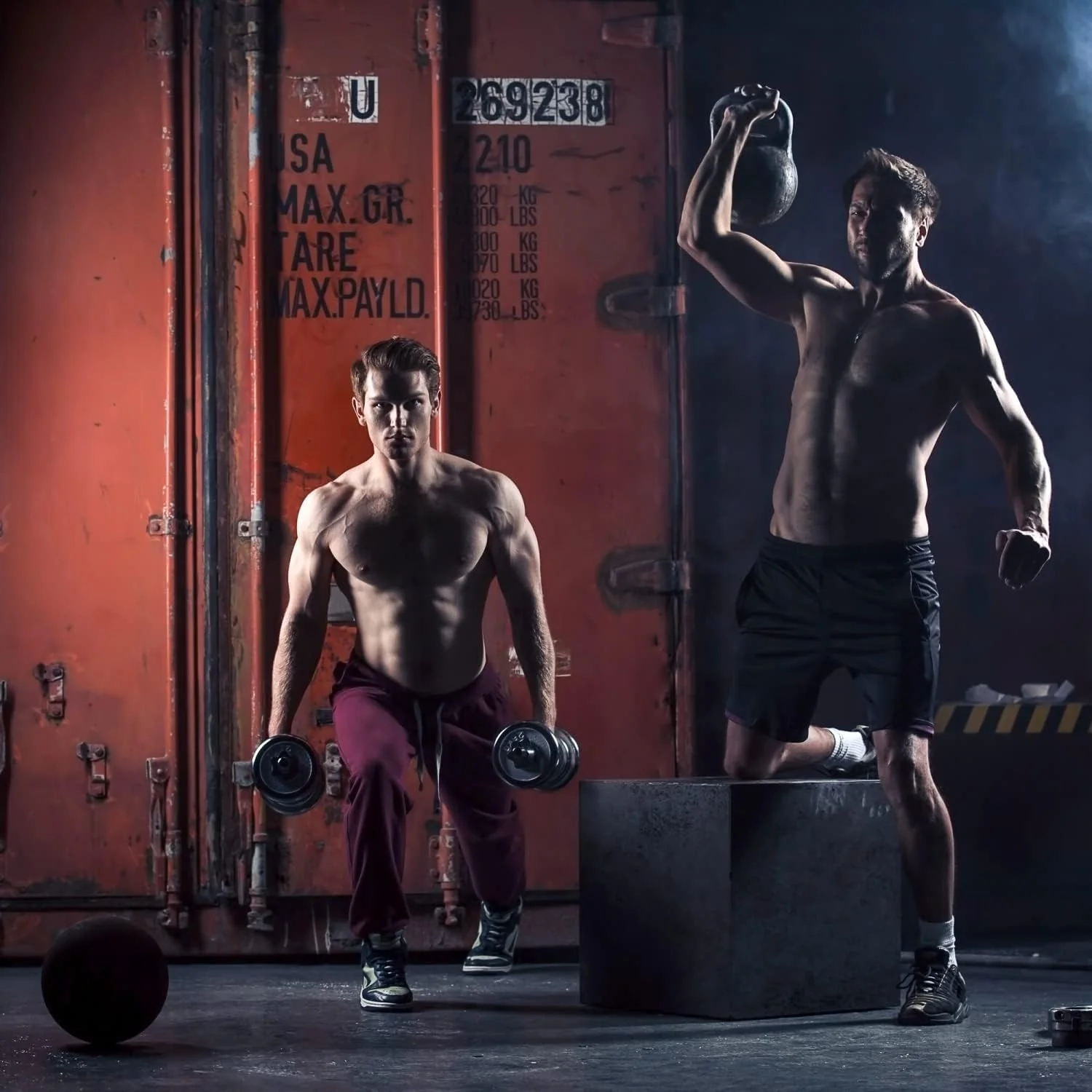 Kettlebell Kunststoff grau 3 - 20 kg - Image 9