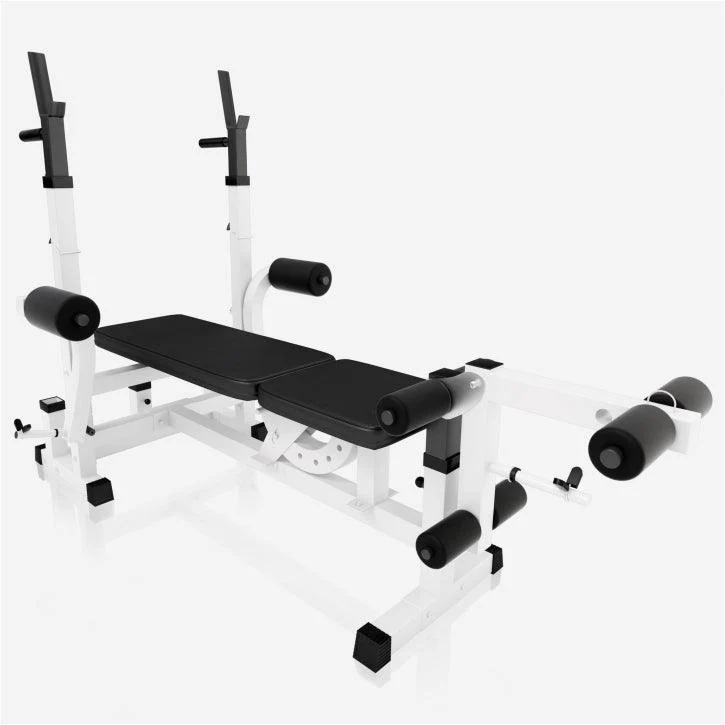 Kraftstation Universal inkl. 108 kg Gusseisen Set Weiß und Schwarz - Image 28