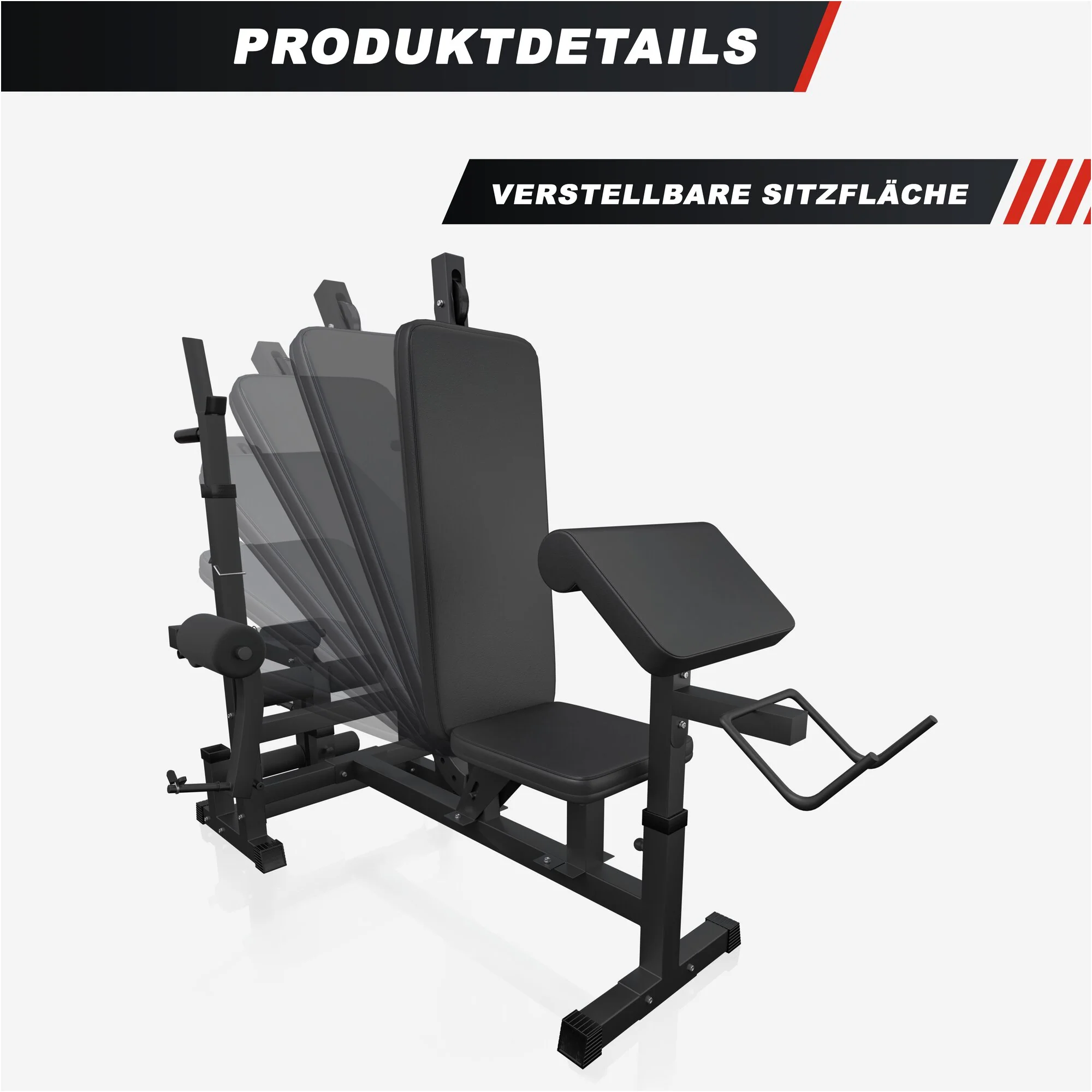 Kraftstation Universal inkl. Hantelset Kunststoff Gripper 100 kg - Image 13