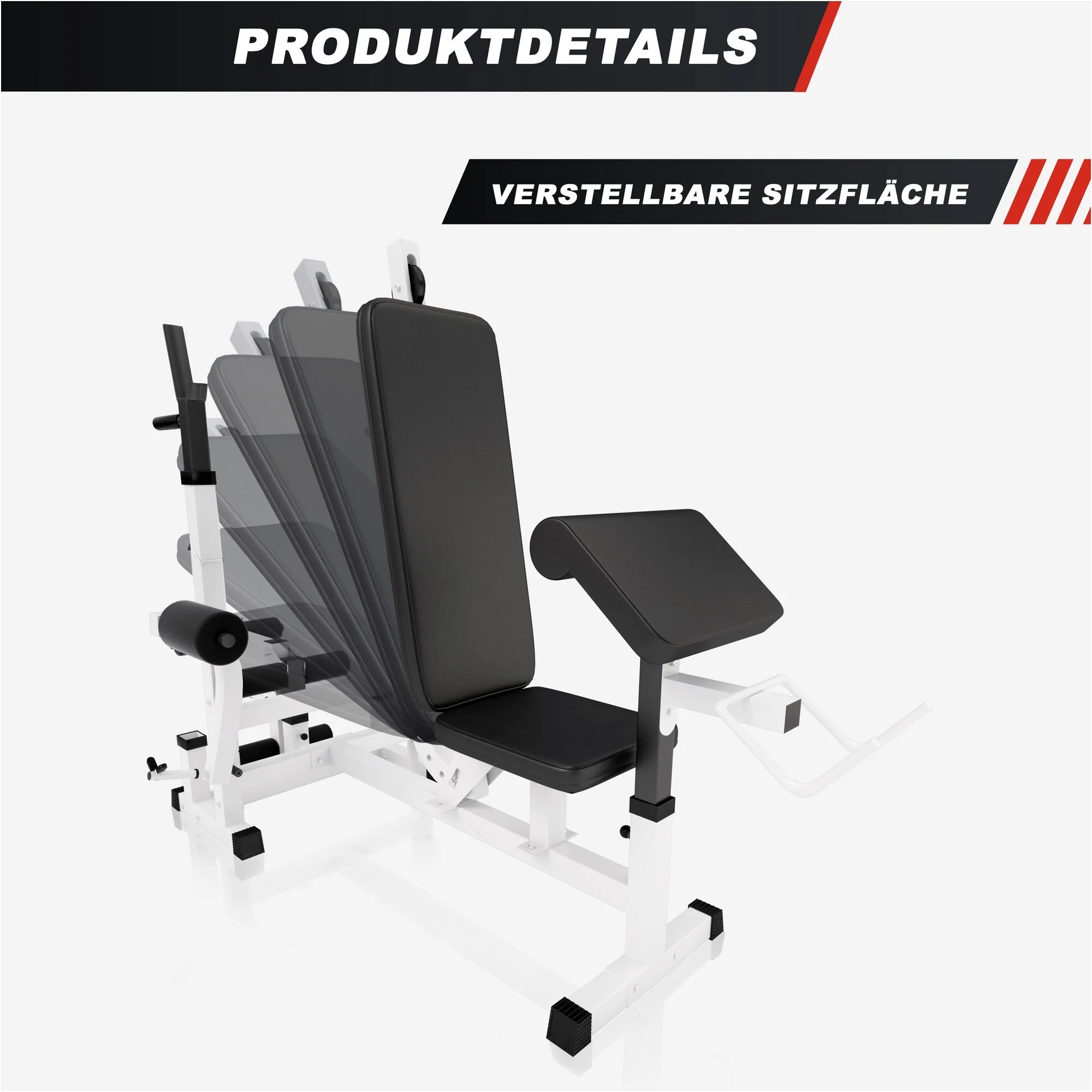 Kraftstation Universal inkl. Hantelset Kunststoff Gripper 100 kg - Image 18