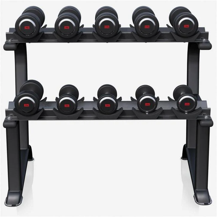 Kurzhantelablage mit 2 Ablagen inkl. Kurzhantel Set 90 KG - Image 21