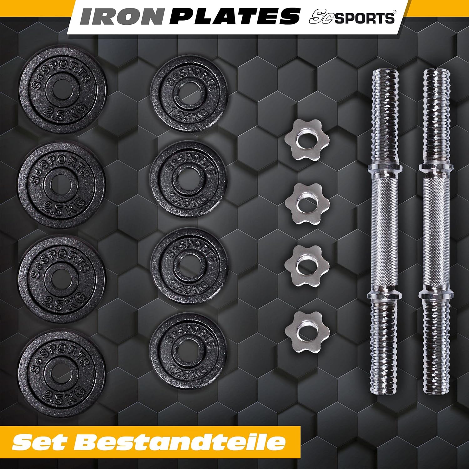 Kurzhantel Set mit Koffer 15 - 20 kg - Image 13