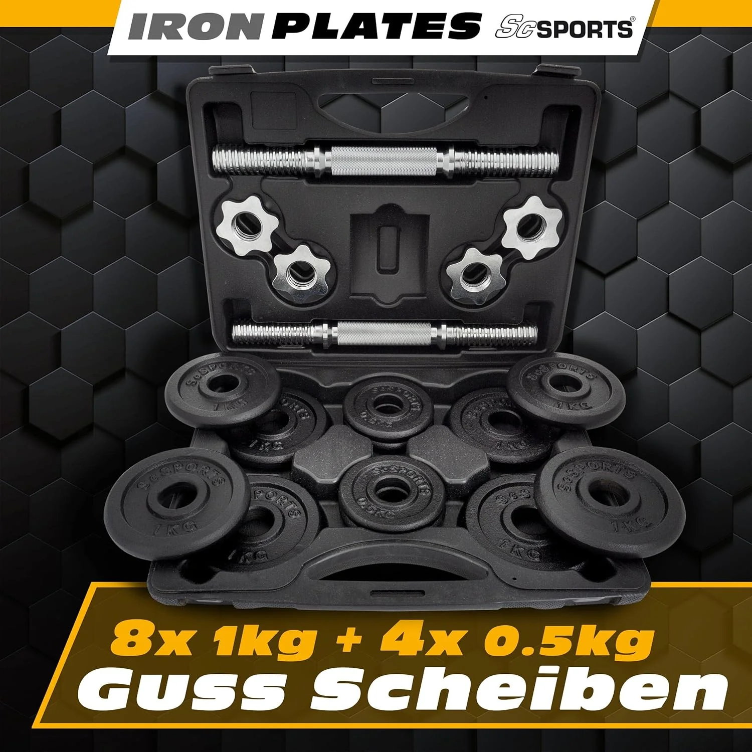 Kurzhantel Set mit Koffer 15 - 20 kg - Image 3