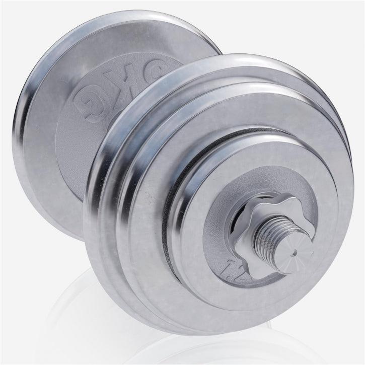 Kurzhantel Set Chrom 30 kg mit Sternverschlüssen - Image 3
