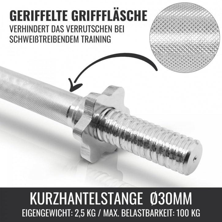 Kurzhantel Set Gusseisen Gripper 27.5 kg mit Sternverschlüssen - Image 5