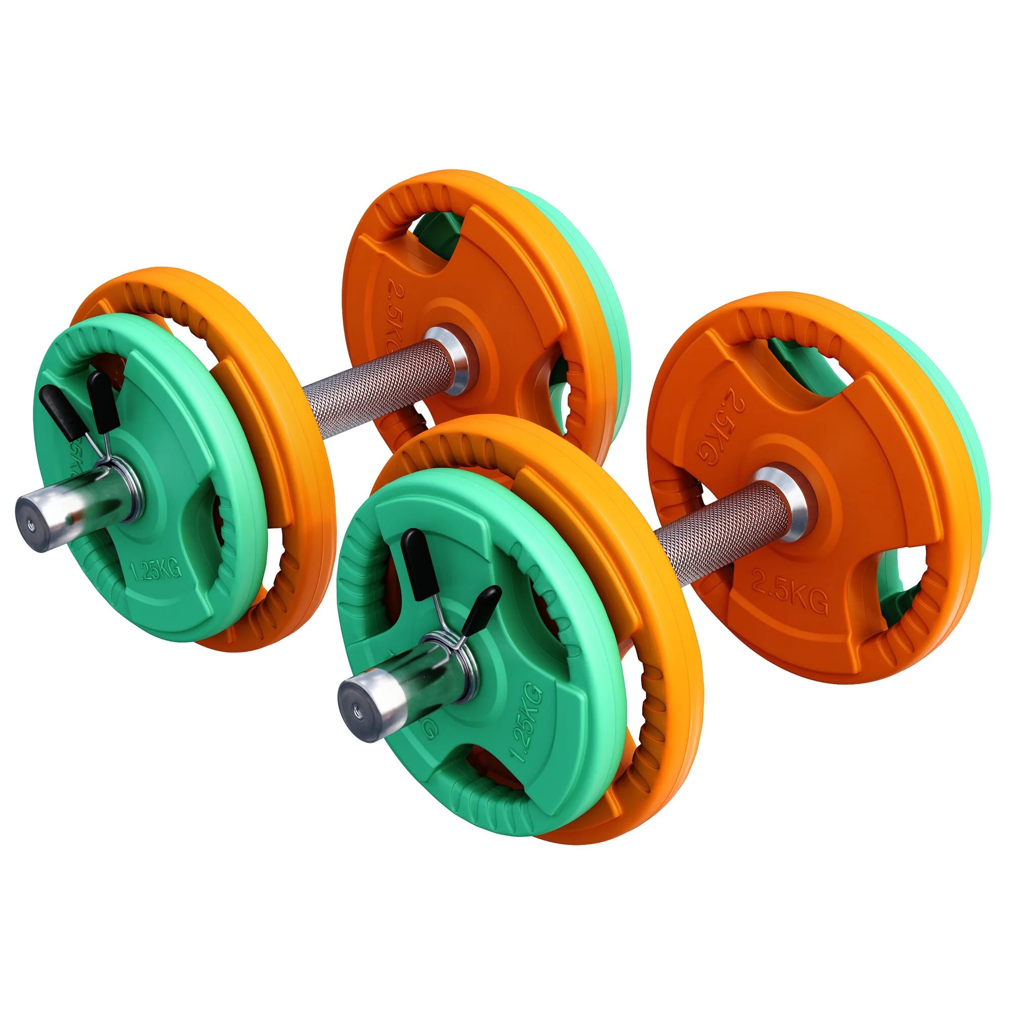 Kurzhantelset Gummi Gripper 20 kg - Image 8