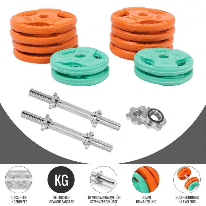 Kurzhantelset Gummi Gripper 30 kg - Image 4