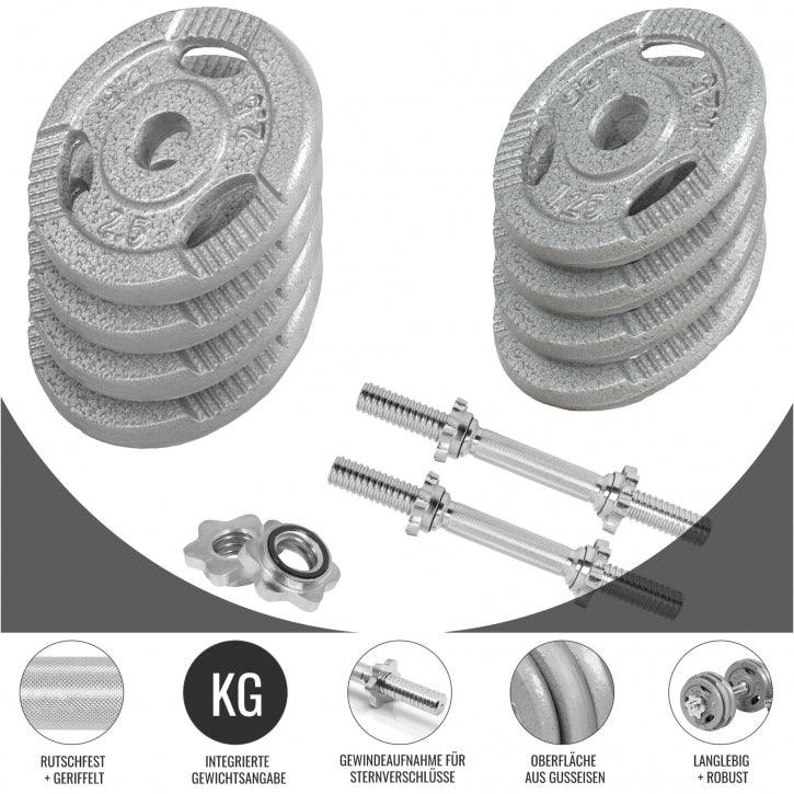 Kurzhantelset Gusseisen Gripper 30 kg - Image 4