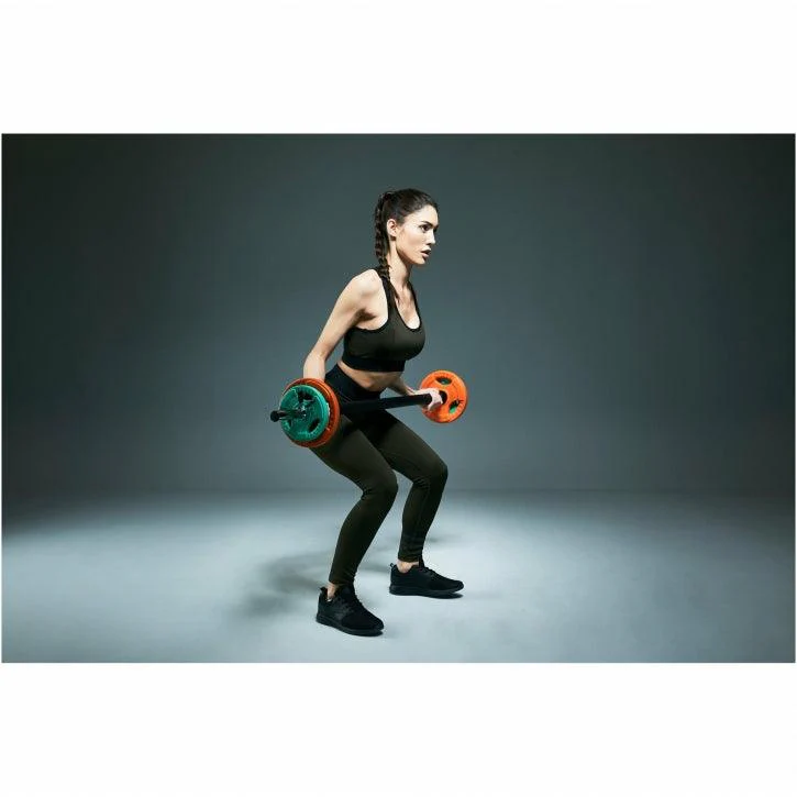 Langhantel Aerobic Chrom in Schwarz mit 130 cm - Image 11