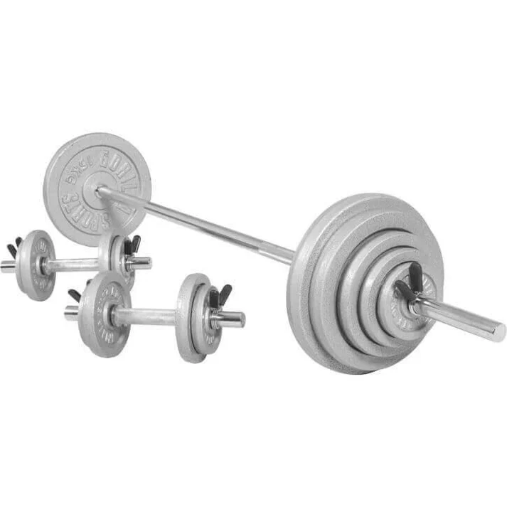 Langhantelset Gusseisen 100 kg - Image 10
