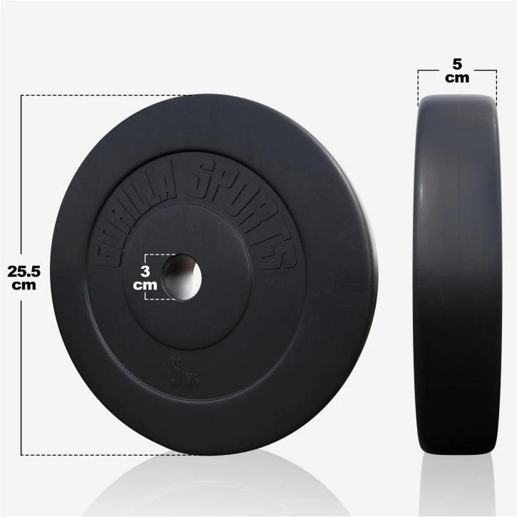 Langhantelset Kunststoff 60 kg - 130 kg - Image 6