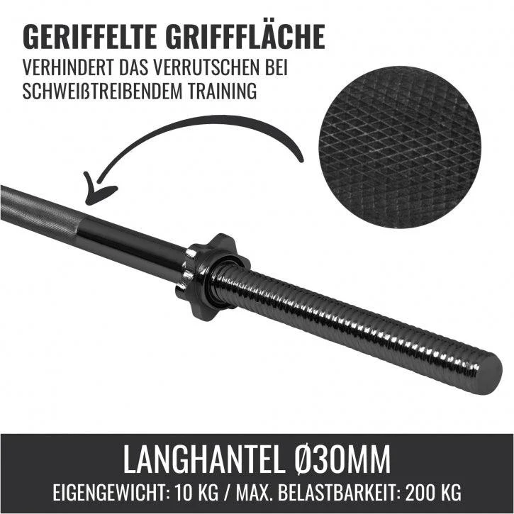 Langhantelstange 170 cm mit Sternverschluss - Image 6