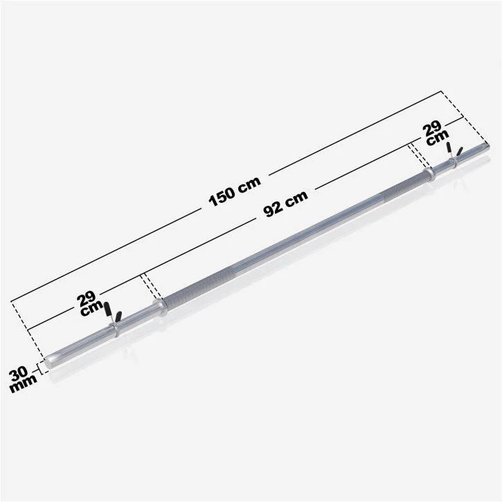 Langhantelstange Chrom 150 cm - Image 3