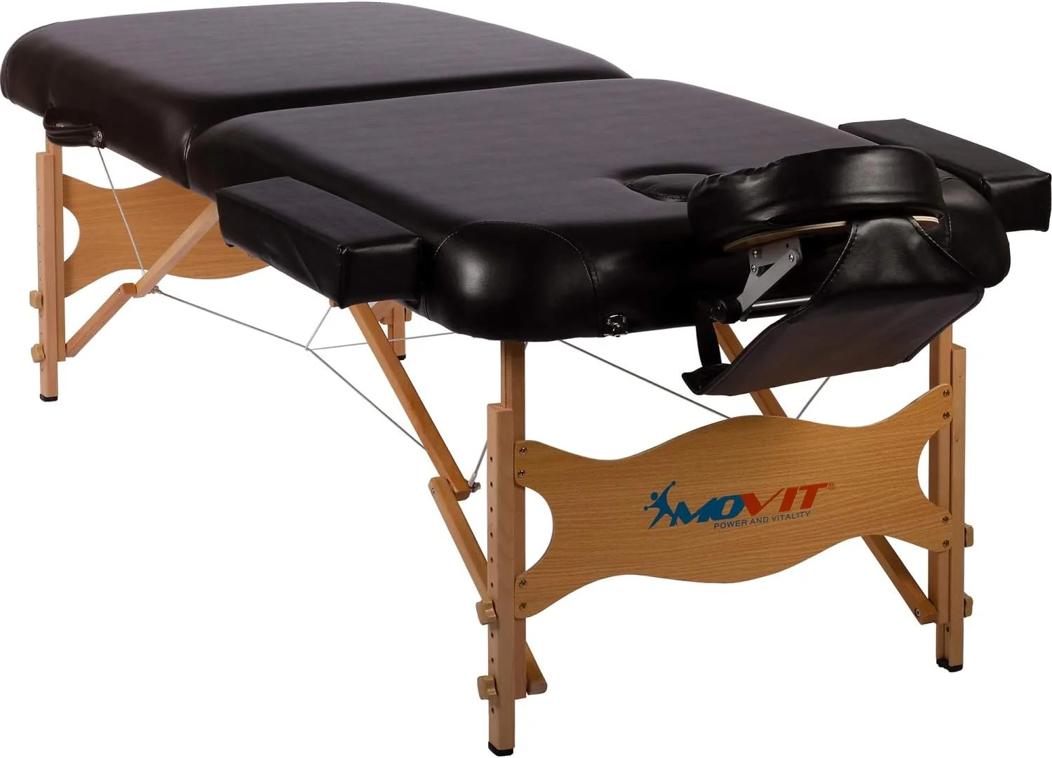 Massageliege Schwarz/Weiss - Image 6