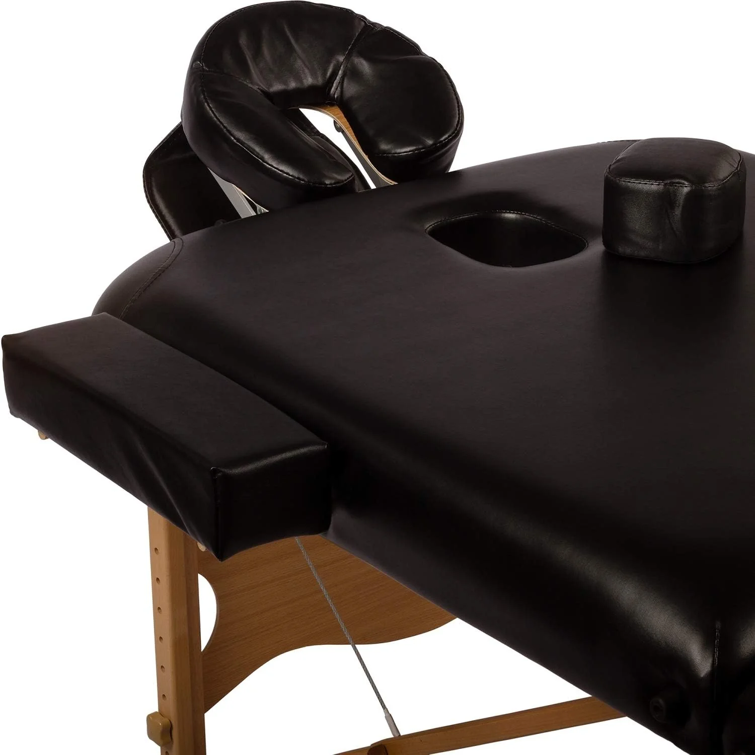 Massageliege Schwarz/Weiss - Image 7