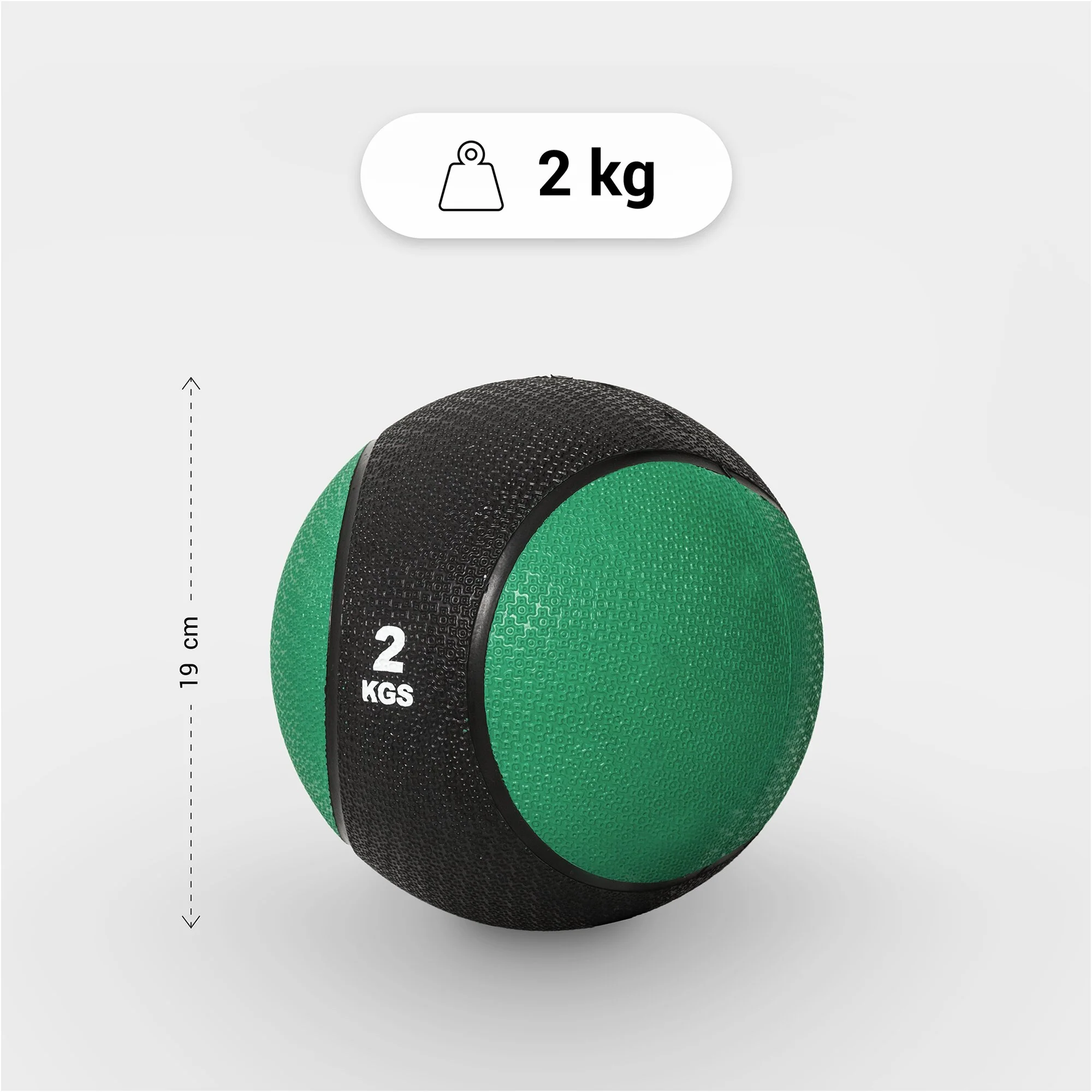 Medizinball aus Gummi 1 - 10 kg - Image 45