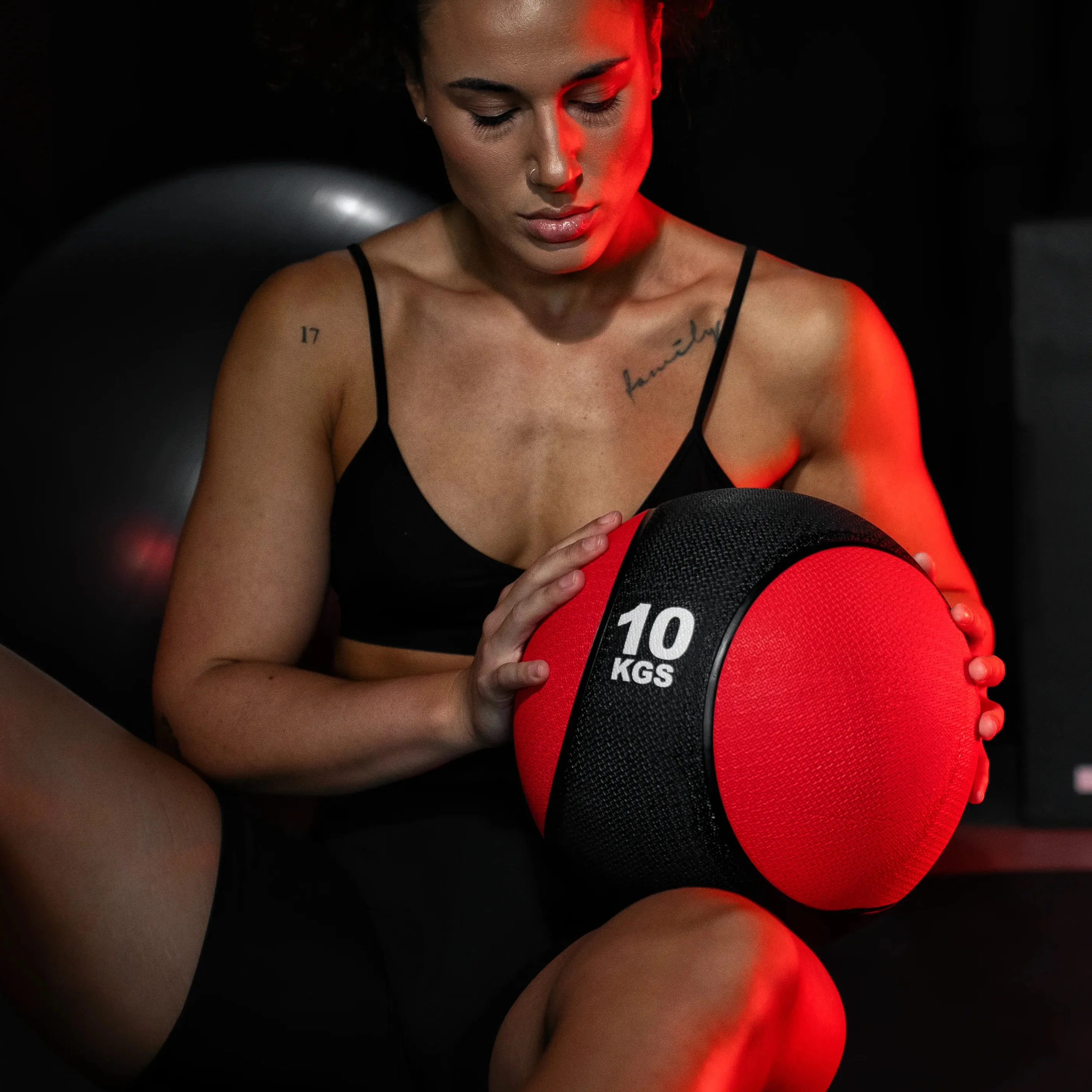 Medizinball aus Gummi 1 - 10 kg - Image 47