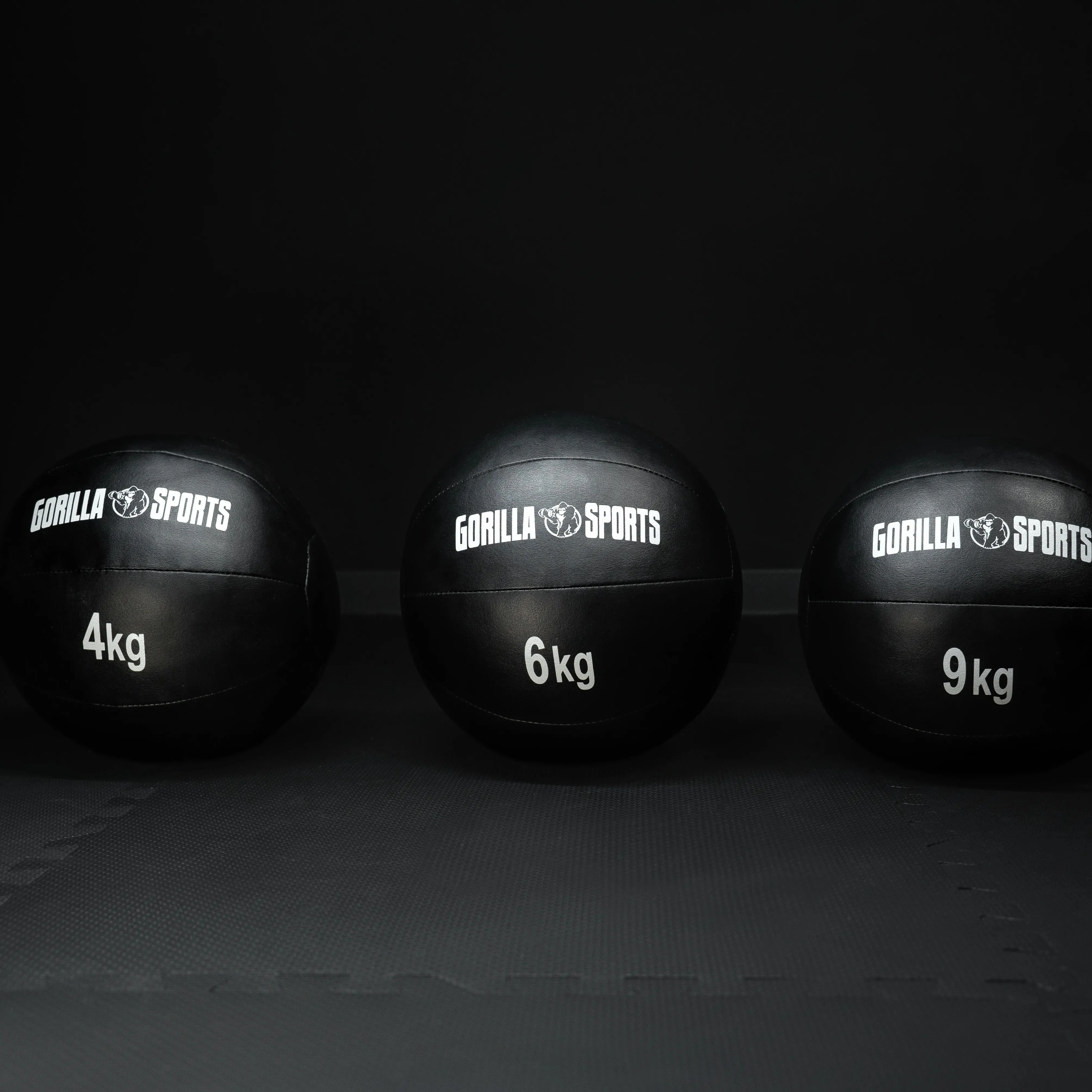 Medizinball aus Leder in Schwarz 1 - 10 kg - Image 6