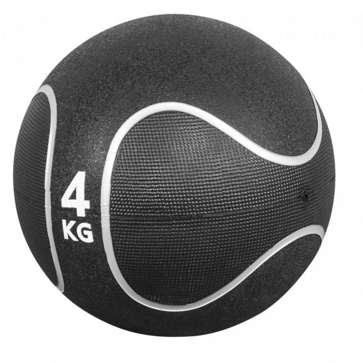 Medizinball aus Gummi Schwarz/Silber 1 - 10 kg - Image 17