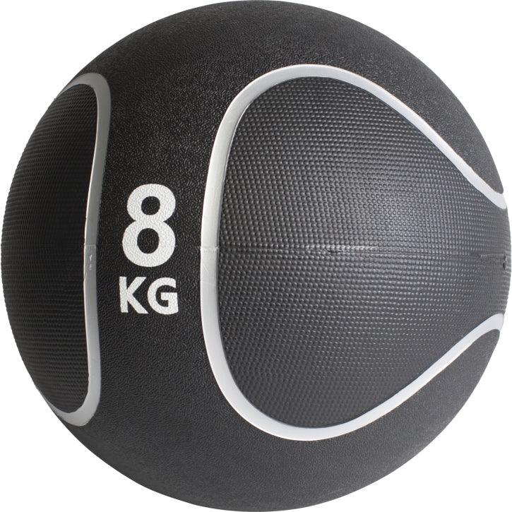 Medizinball aus Gummi Schwarz/Silber 1 - 10 kg - Image 21