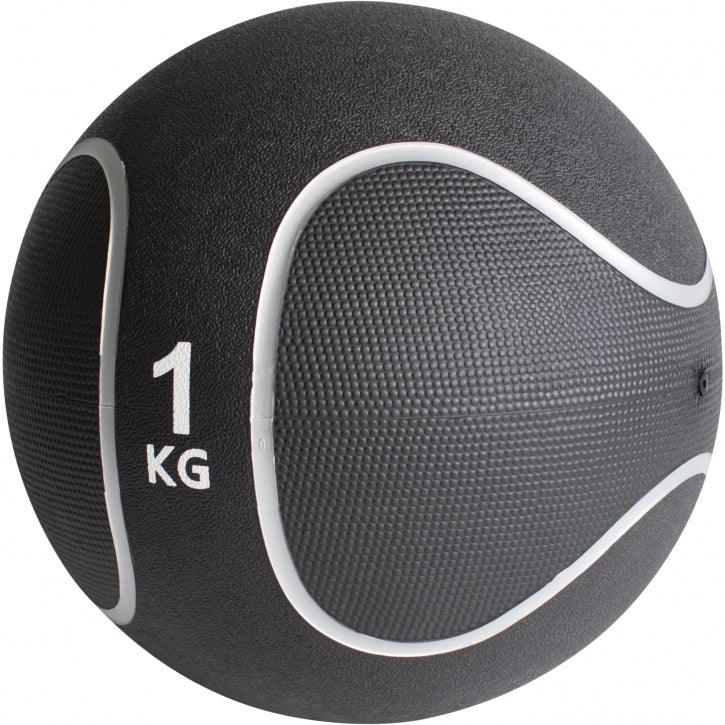 Medizinball aus Gummi Schwarz/Silber 1 - 10 kg - Image 23