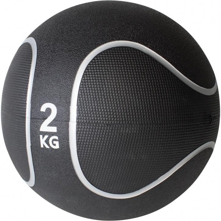 Medizinball aus Gummi Schwarz/Silber 1 - 10 kg - Image 32