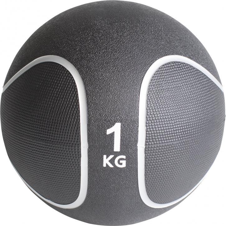 Medizinball aus Gummi Schwarz/Silber 1 - 10 kg - Image 37