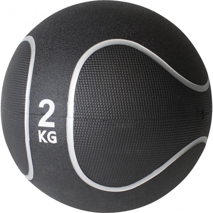 Medizinball aus Gummi Schwarz/Silber 1 - 10 kg - Image 38