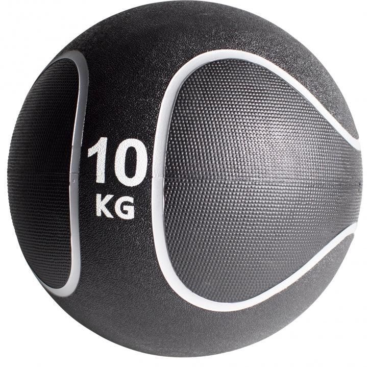 Medizinball aus Gummi Schwarz/Silber 1 - 10 kg - Image 9