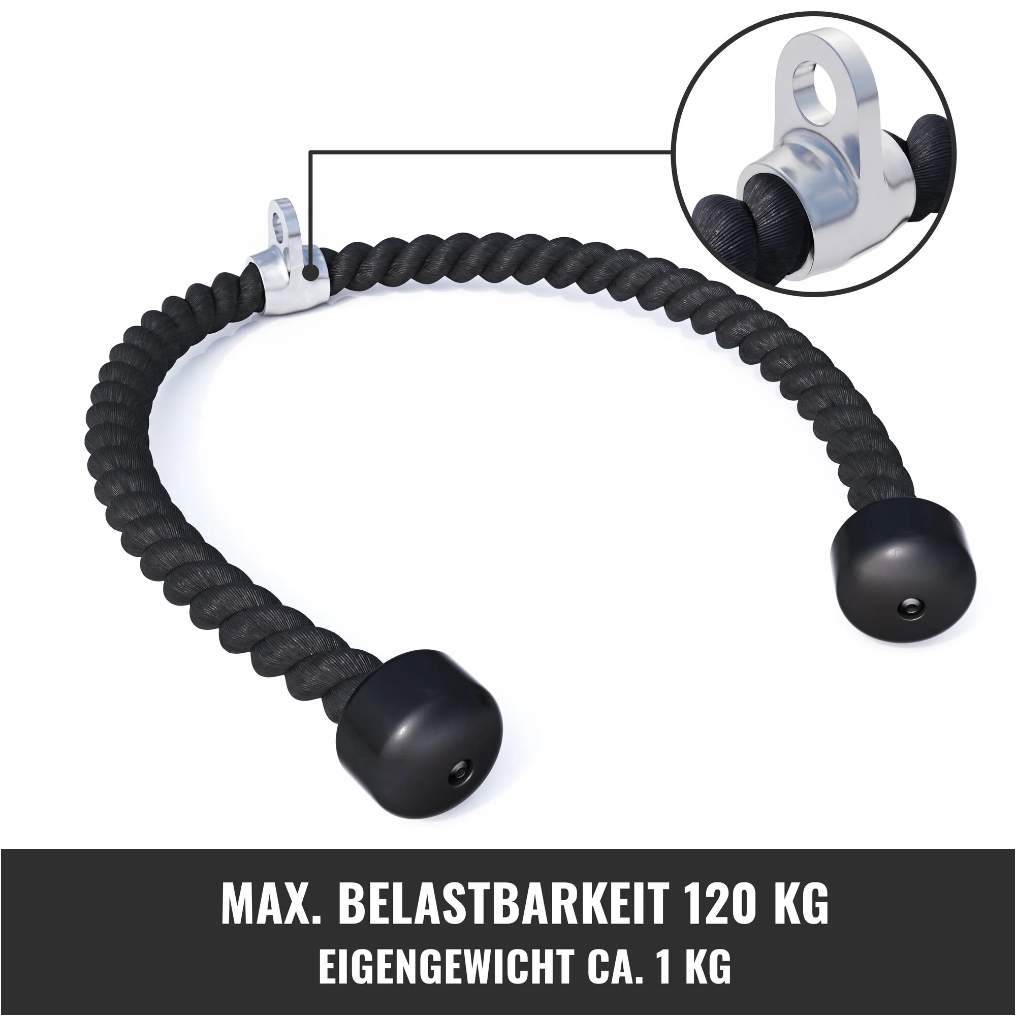 Nylon Tau inklusive Drehgelenk aus Chrom - Image 4