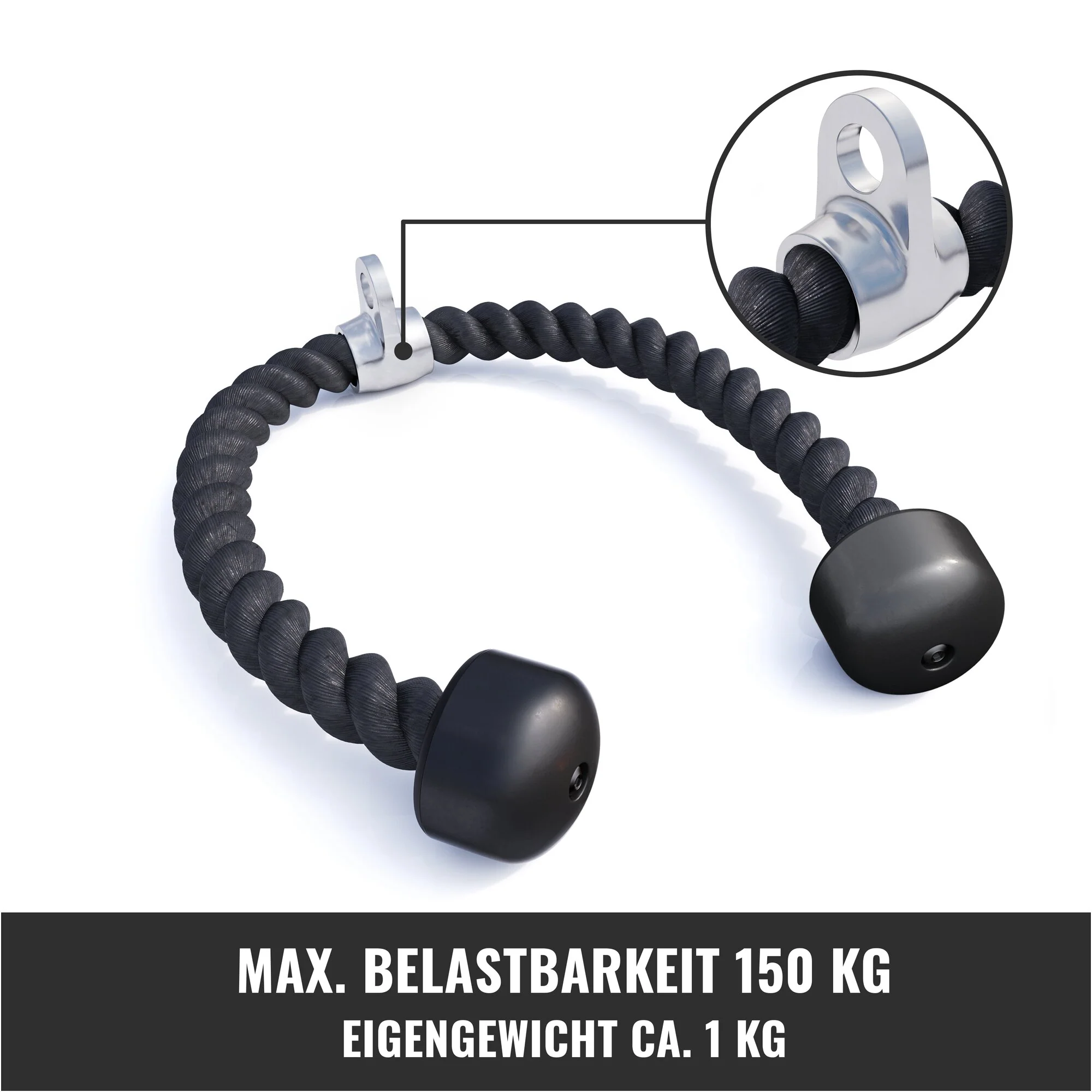 Nylon Tau inklusive Drehgelenk aus Chrom - Image 5
