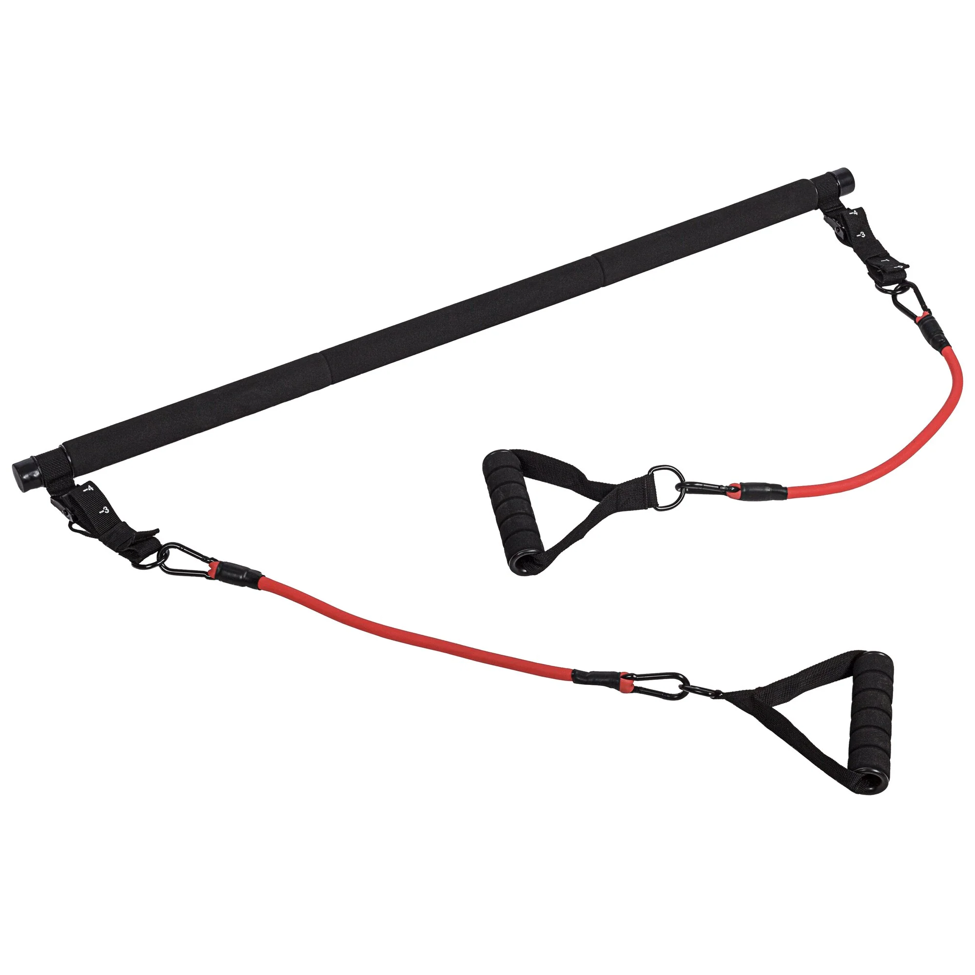 Pilates Set inkl. Stange und Widerstandsbänder