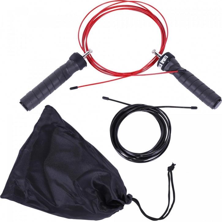 Profi Springseil Schwarz/Rot inkl. Beutel & Zusatzgewichten - Image 10