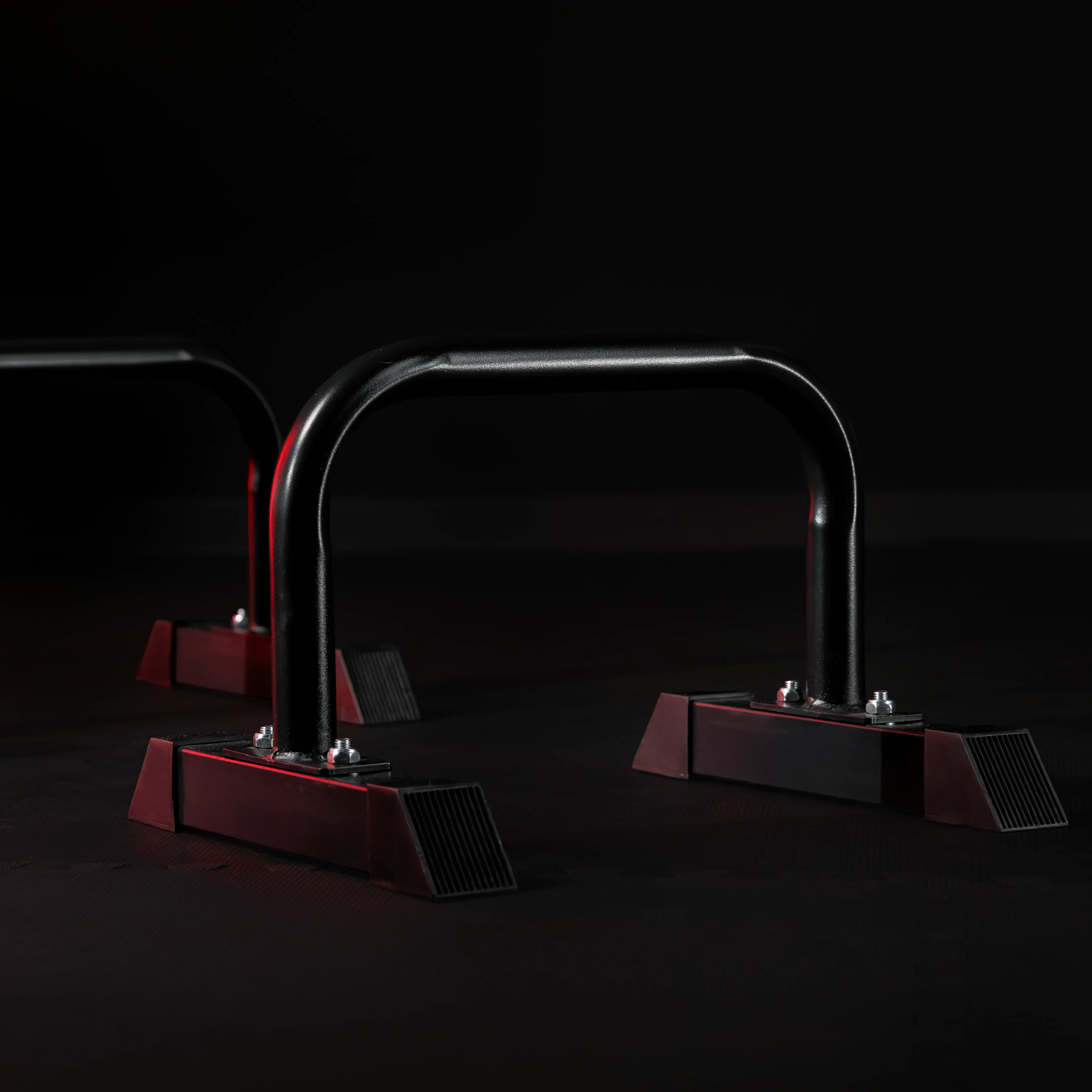 Push Up Parallettes Schwarz/Blau/Rot - Image 10
