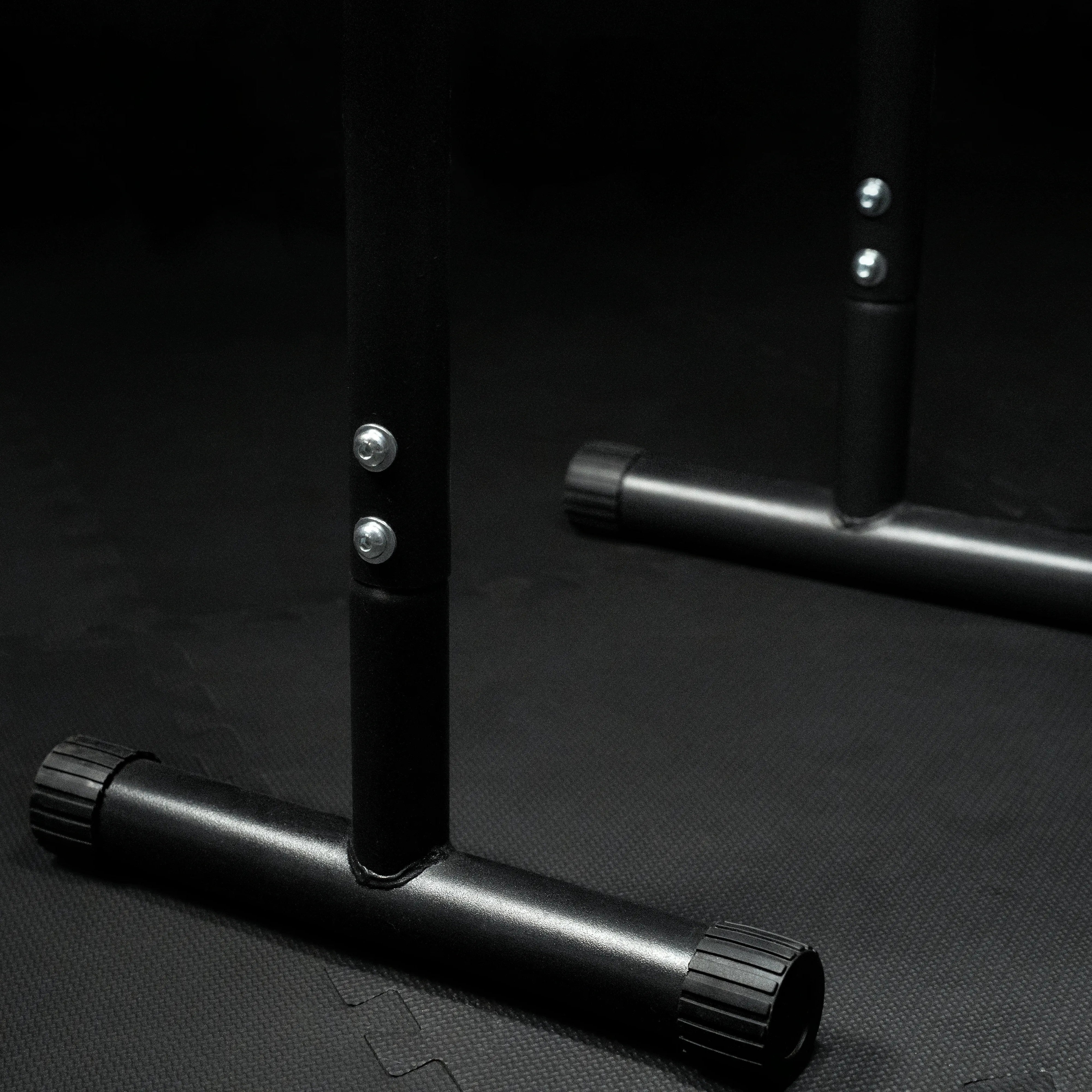 Push-up Stand Bar Parallettes Schwarz/Rot/Blau - Image 8