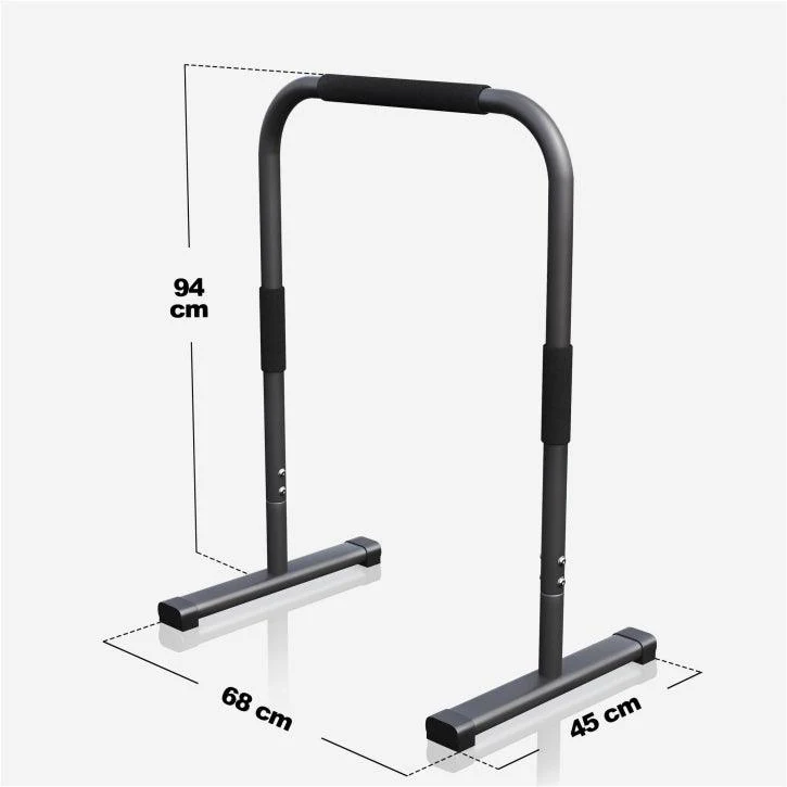 Push Up Stand Dip Barren Schwarz/Rot/Blau - Image 5